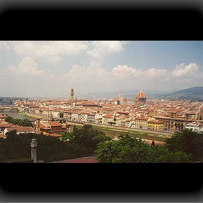 Blick auf Florenz