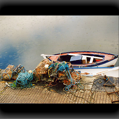 Fischerboot in Helmsdale