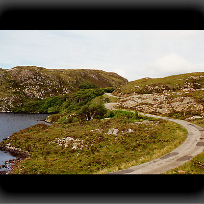 Singletrack im Hochland-Moor Singletrack im Hochland-Moor