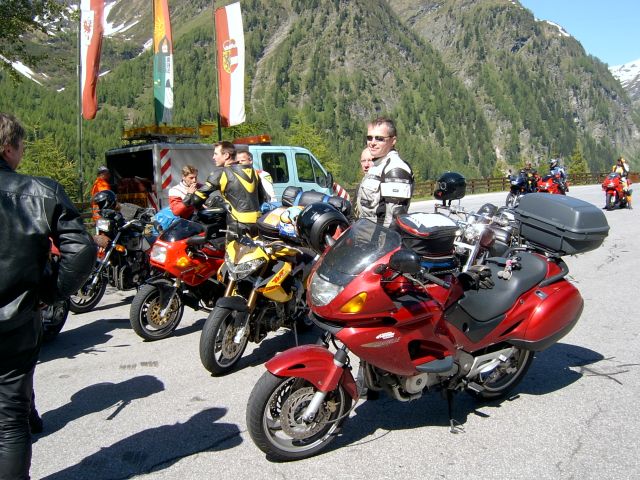 Erste Pause am Felbertauern-Tunnel