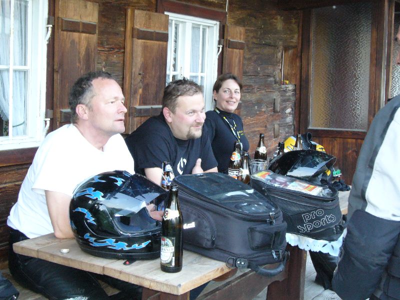 Nach der Tour - ein Bier!
