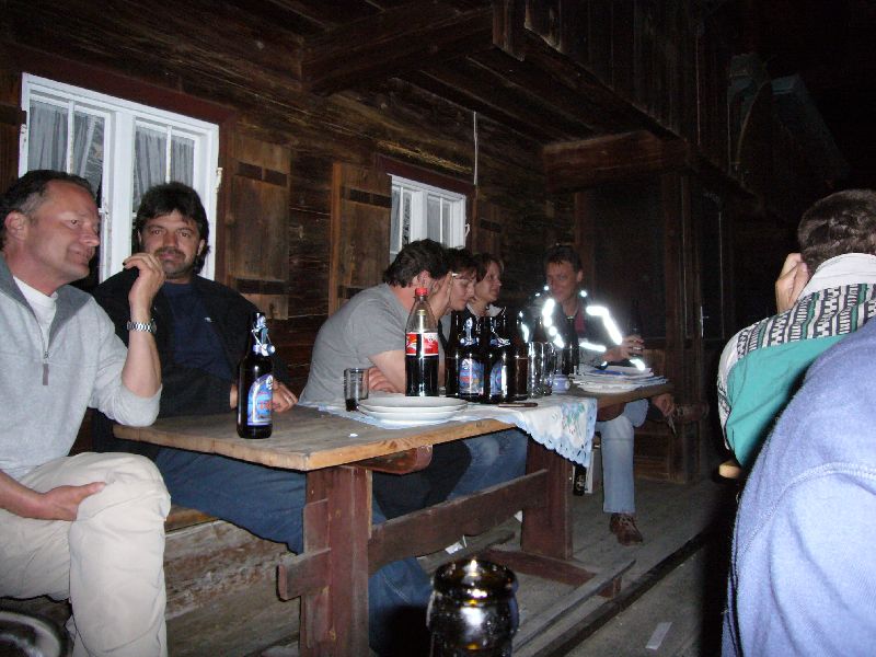 Bis spät in die Nacht