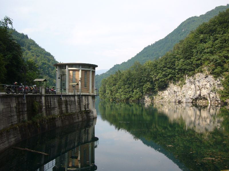 Blick zum Stausee